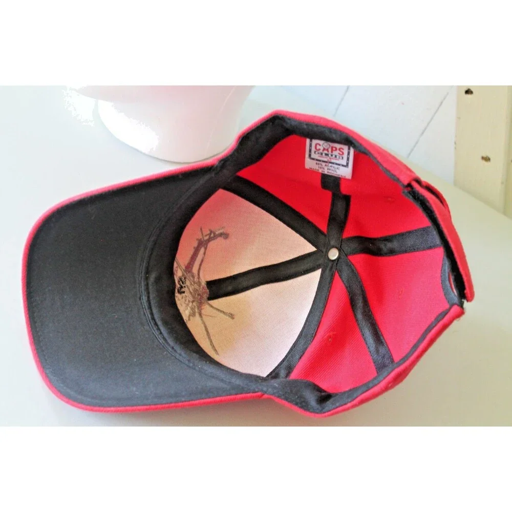 American Custom Embroidered US Army Apache Helicopter Hat One Size Red